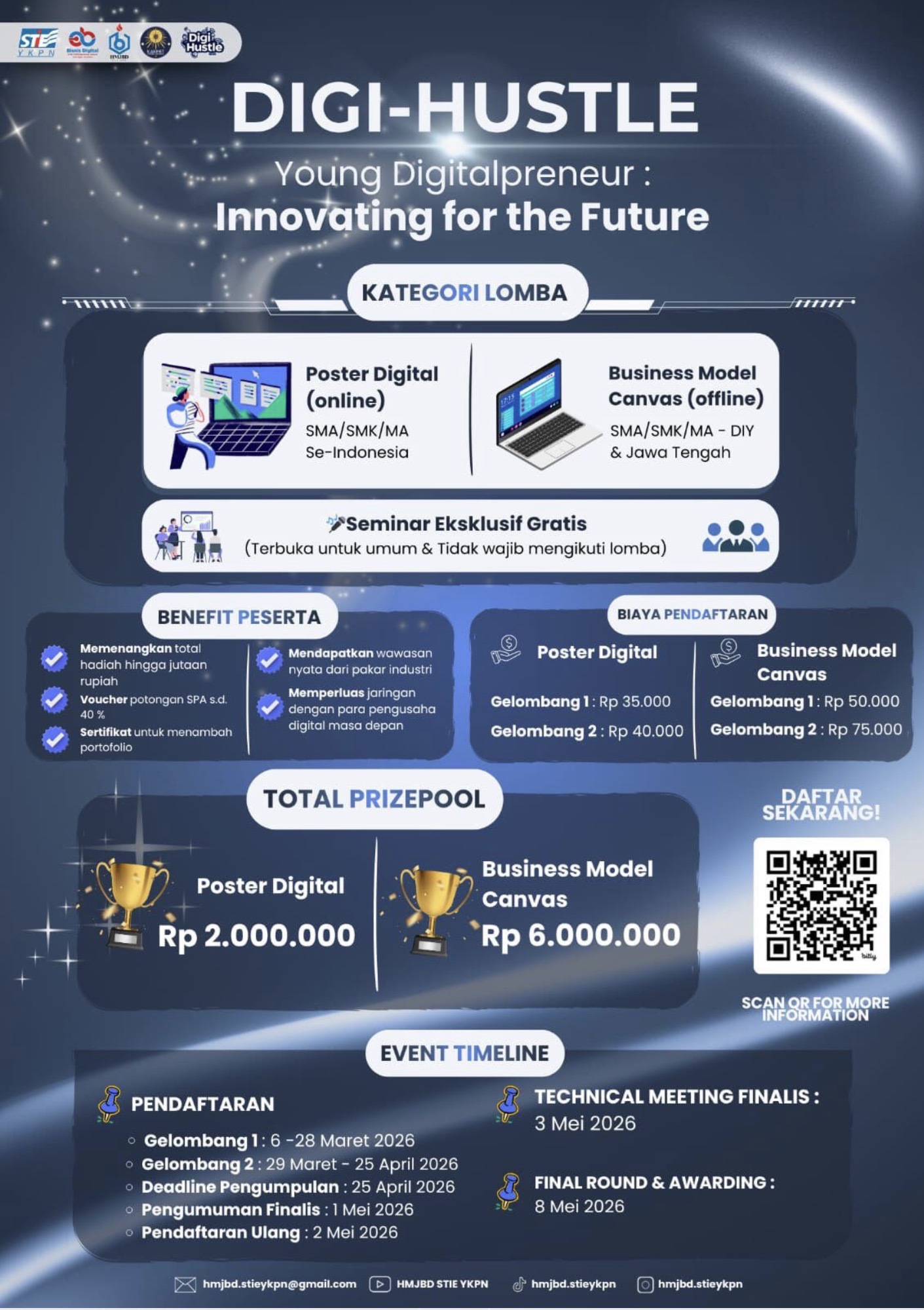 DIGI-HUSTLE BUSINESS MODEL CANVAS COMPETITON